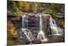 USA, West Virginia, Blackwater Falls State Park. Waterfall and forest scenic.-Jaynes Gallery-Mounted Photographic Print