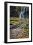 USA, West Virginia, Blackwater Falls State Park. Waterfall and whirlpool scenic.-Jaynes Gallery-Framed Photographic Print