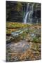 USA, West Virginia, Blackwater Falls State Park. Waterfall and whirlpool scenic.-Jaynes Gallery-Mounted Photographic Print