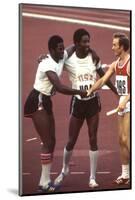 Usa Winners of the Men's 400- Meter Relay Race 1972 Summer Olympic Games in Munich, Germany-John Dominis-Mounted Photographic Print