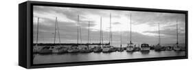 Usa, Wisconsin, Door County, Egg Harbor, Sunset-null-Framed Stretched Canvas