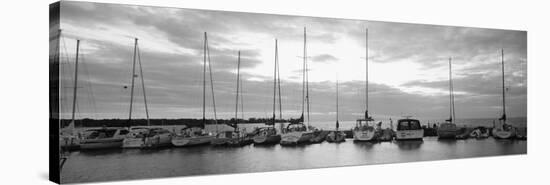 Usa, Wisconsin, Door County, Egg Harbor, Sunset-null-Stretched Canvas