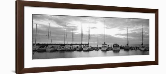 Usa, Wisconsin, Door County, Egg Harbor, Sunset-null-Framed Photographic Print