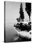 Usa, Wisconsin, Lake Michigan, Shore Scenic, Winter (B&W)-Alex L. Fradkin-Stretched Canvas