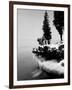 Usa, Wisconsin, Lake Michigan, Shore Scenic, Winter (B&W)-Alex L. Fradkin-Framed Photographic Print