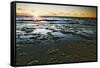 USA, Wisconsin. Sunrise on Lake Michigan shore.-Jaynes Gallery-Framed Stretched Canvas