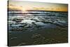 USA, Wisconsin. Sunrise on Lake Michigan shore.-Jaynes Gallery-Stretched Canvas