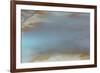 USA, Wyoming. Abstract lines and turquoise opalescence in thermal area in Porcelain Basin at Norris-Judith-Framed Photographic Print