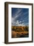 USA, Wyoming. Autumn afternoon clouds, Grand Teton National Park.-Judith Zimmerman-Framed Photographic Print