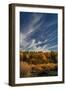 USA, Wyoming. Autumn afternoon clouds, Grand Teton National Park.-Judith Zimmerman-Framed Photographic Print