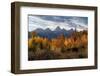 USA, Wyoming. Autumn evening near Black Tail Butte, Grand Teton National Park.-Judith Zimmerman-Framed Photographic Print