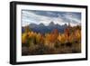 USA, Wyoming. Autumn evening near Black Tail Butte, Grand Teton National Park.-Judith Zimmerman-Framed Photographic Print