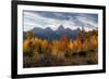 USA, Wyoming. Autumn evening near Black Tail Butte, Grand Teton National Park.-Judith Zimmerman-Framed Photographic Print