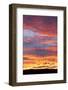 USA, Wyoming, Colorful Sunset with Rays of Sunshine-Elizabeth Boehm-Framed Photographic Print