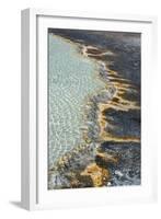 USA, Wyoming. Doublet Pool run-off detail, Yellowstone National Park.-Judith Zimmerman-Framed Photographic Print