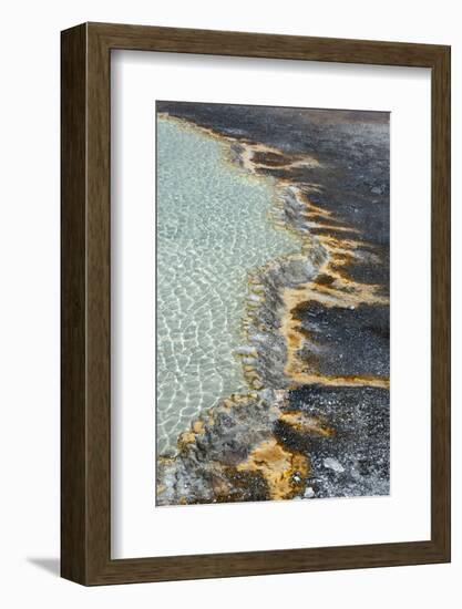 USA, Wyoming. Doublet Pool run-off detail, Yellowstone National Park.-Judith Zimmerman-Framed Photographic Print