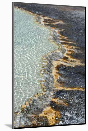 USA, Wyoming. Doublet Pool run-off detail, Yellowstone National Park.-Judith Zimmerman-Mounted Photographic Print