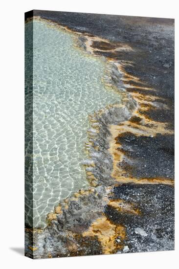 USA, Wyoming. Doublet Pool run-off detail, Yellowstone National Park.-Judith Zimmerman-Stretched Canvas