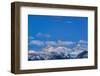 USA, Wyoming. Evening landscape of clouds over Grand Teton from the west-Howie Garber-Framed Photographic Print