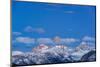 USA, Wyoming. Evening landscape of clouds over Grand Teton from the west-Howie Garber-Mounted Photographic Print