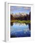 USA, Wyoming, Grand Teton Grand Tetons Reflect in Snake River-Jaynes Gallery-Framed Photographic Print