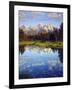 USA, Wyoming, Grand Teton Grand Tetons Reflect in Snake River-Jaynes Gallery-Framed Photographic Print