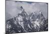 USA, Wyoming, Grand Teton National Park. Clouds over mountains during spring snowstorm.-Jaynes Gallery-Mounted Photographic Print