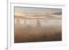 USA, Wyoming, Grand Teton National Park. Foggy sunrise on landscape.-Jaynes Gallery-Framed Photographic Print