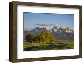 USA, Wyoming, Grand Teton National Park, Grand Tetons in the springtime.-Elizabeth Boehm-Framed Photographic Print