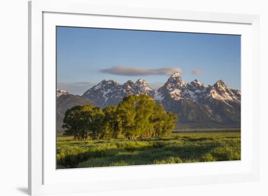 USA, Wyoming, Grand Teton National Park, Grand Tetons in the springtime.-Elizabeth Boehm-Framed Premium Photographic Print