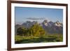 USA, Wyoming, Grand Teton National Park, Grand Tetons in the springtime.-Elizabeth Boehm-Framed Premium Photographic Print