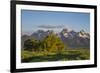 USA, Wyoming, Grand Teton National Park, Grand Tetons in the springtime.-Elizabeth Boehm-Framed Premium Photographic Print