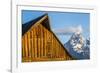 USA, Wyoming, Grand Teton National Park, Jackson, Barn roof in early morning-Elizabeth Boehm-Framed Photographic Print