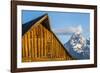 USA, Wyoming, Grand Teton National Park, Jackson, Barn roof in early morning-Elizabeth Boehm-Framed Photographic Print