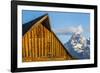 USA, Wyoming, Grand Teton National Park, Jackson, Barn roof in early morning-Elizabeth Boehm-Framed Photographic Print