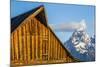 USA, Wyoming, Grand Teton National Park, Jackson, Barn roof in early morning-Elizabeth Boehm-Mounted Photographic Print