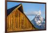 USA, Wyoming, Grand Teton National Park, Jackson, Barn roof in early morning-Elizabeth Boehm-Framed Photographic Print