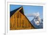 USA, Wyoming, Grand Teton National Park, Jackson, Barn roof in early morning-Elizabeth Boehm-Framed Premium Photographic Print