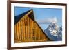 USA, Wyoming, Grand Teton National Park, Jackson, Barn roof in early morning-Elizabeth Boehm-Framed Premium Photographic Print