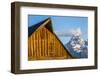 USA, Wyoming, Grand Teton National Park, Jackson, Barn roof in early morning-Elizabeth Boehm-Framed Photographic Print