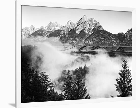 USA, Wyoming, Grand Teton National Park. Mountain Sunrise-Dennis Flaherty-Framed Photographic Print