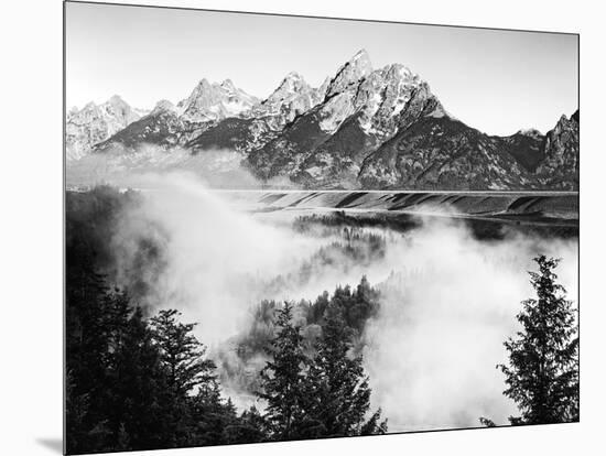 USA, Wyoming, Grand Teton National Park. Mountain Sunrise-Dennis Flaherty-Mounted Photographic Print