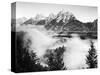 USA, Wyoming, Grand Teton National Park. Mountain Sunrise-Dennis Flaherty-Stretched Canvas
