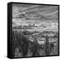 USA, Wyoming, Grand Teton National Park, Snake River Overview-John Ford-Framed Stretched Canvas