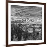 USA, Wyoming, Grand Teton National Park, Snake River Overview-John Ford-Framed Photographic Print