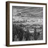 USA, Wyoming, Grand Teton National Park, Snake River Overview-John Ford-Framed Photographic Print