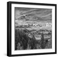 USA, Wyoming, Grand Teton National Park, Snake River Overview-John Ford-Framed Photographic Print