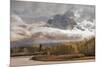 USA, Wyoming, Grand Teton National Park. Spring storm clouds around Mt. Moran.-Jaynes Gallery-Mounted Photographic Print