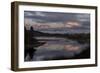 USA, Wyoming, Grand Teton National Park. Sunrise at Oxbow Bend in Grand Teton Range.-Jaynes Gallery-Framed Photographic Print