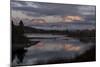 USA, Wyoming, Grand Teton National Park. Sunrise at Oxbow Bend in Grand Teton Range.-Jaynes Gallery-Mounted Photographic Print